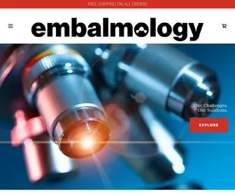 Embalmology.com(Embalmology) Screenshot