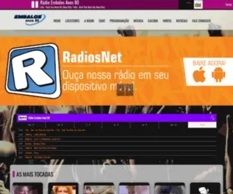 Embalosanos80.com.br(Rádio Embalos Anos 80) Screenshot