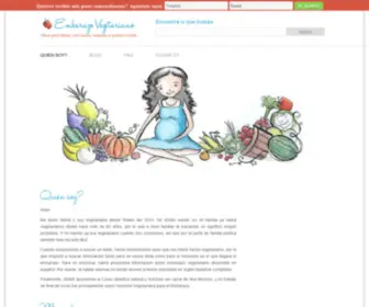 Embarazovegetariano.com(Con ideas para flexivegetarianas) Screenshot