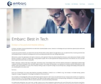 Embarc.co.jp(Embarc Staffing Solutions) Screenshot