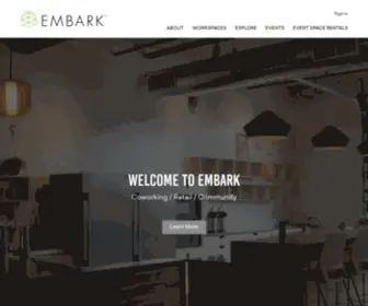 Embarkbend.com(Embark) Screenshot