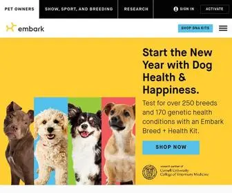 Embarkvet.com(Embark Dog DNA Test) Screenshot