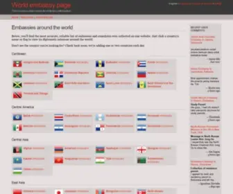 Embassy-Finder.com(The most accurate source for embassy information) Screenshot