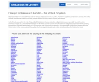 Embassy-London.com(Foreign Embassies in London the United Kingdom) Screenshot