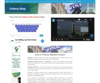 Embassyabuja.com(Embassies and Consulates in Abuja Nigeria) Screenshot