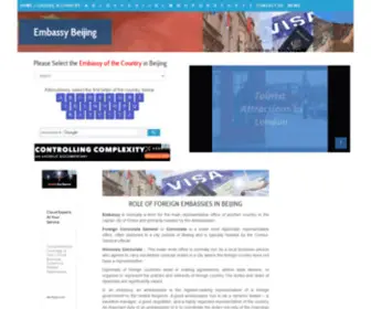 Embassybeijing.com(Embassies and Consulates in Beijing China) Screenshot