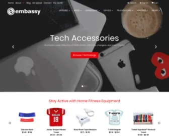 Embassygear.com(Embassy Embroidery LLC) Screenshot