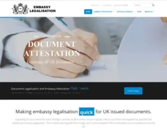 Embassylegalisation.co.uk(Embassy Legalisation) Screenshot