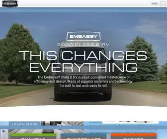 Embassyrv.com(The Embassy Class B RV) Screenshot