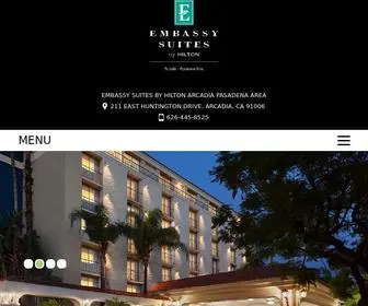 Embassysuitesarcadia.com(Arcadia Hotels) Screenshot