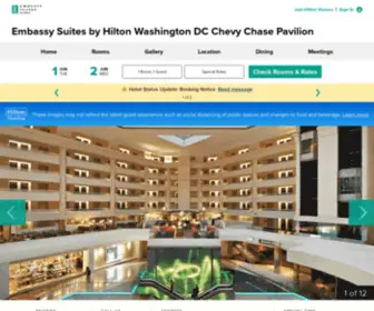 Embassysuitesdcmetro.com(Embassy Suites Chevy Chase) Screenshot