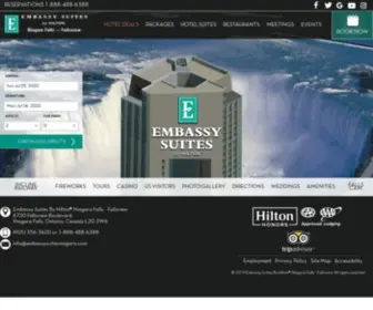 Embassysuiteshotelfallsview.com Screenshot