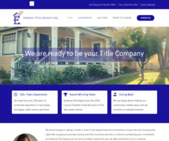 Embassytitle.com(Title Agency in Livonia) Screenshot