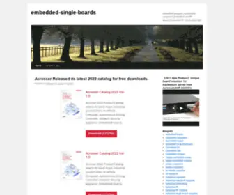 Embedded-Single-Boards.com(Embedded computer│automobile computer│Embedded and PC) Screenshot