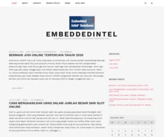 Embeddedintel.com(Membahas Berita Teknologi Khususnya Teknologi Intel) Screenshot