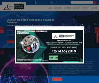 Embeddedsingapore.com(Gopalam Embedded Systems Singapore) Screenshot