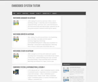 Embeddedtutor.com(Embedded tutor) Screenshot
