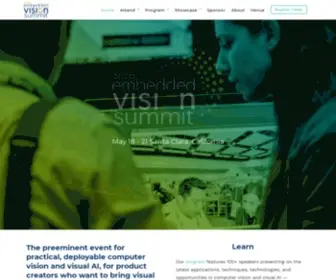 Embeddedvisionsummit.com(HomeEmbedded Vision Summit) Screenshot