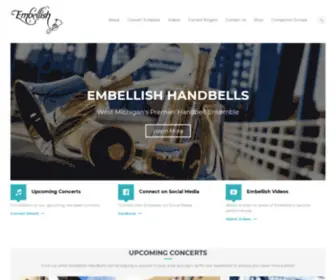 Embellishhandbells.com(The Premiere Handbell Ensemble of West Michigan) Screenshot