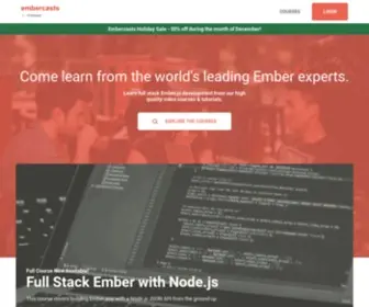 Embercasts.com(Learn Full Stack Application Development with Ember.js) Screenshot