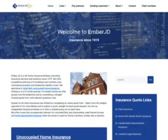 Emberjd.com(Home Insurance Brokers) Screenshot