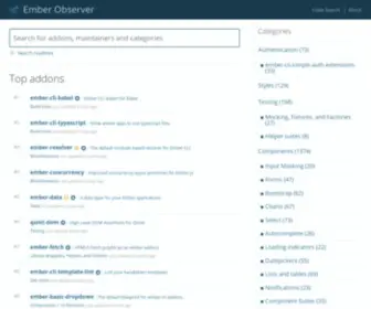 Emberobserver.com(Ember Observer) Screenshot