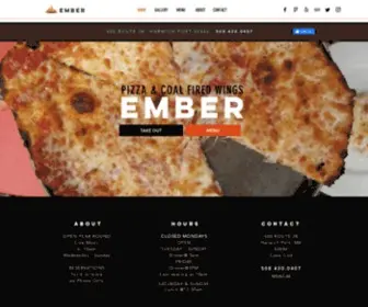 Emberpizza.com(EMBER I COAL FIRED PIZZA) Screenshot