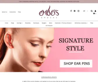 Embersjewellery.com(Embers Jewelry) Screenshot