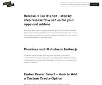 Embersteps.com(Ember Steps) Screenshot