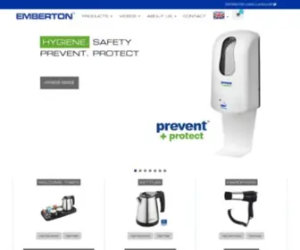 Emberton.com(Emberton Hospitality) Screenshot