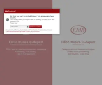EMB.hu(Editio Musica Budapest Zeneműkiadó Kft) Screenshot