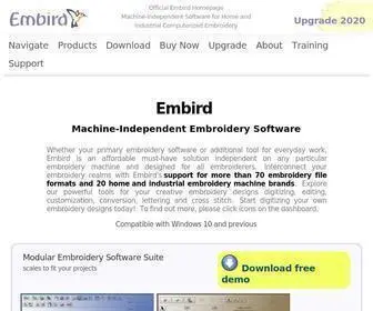 Embird.net Screenshot
