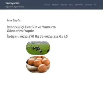 Embiyasut.com(Embiya Süt) Screenshot