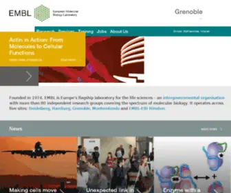 EMBL-Grenoble.fr(EMBL Grenoble) Screenshot