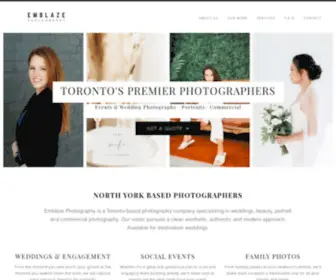 Emblazephotography.com(Toronto Photographer (GTA)) Screenshot