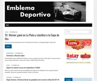 Emblemadeportivo.com.ar(Emblema Deportivo) Screenshot