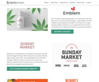 Emblemcorp.com(Aleafia Health) Screenshot