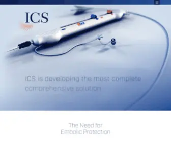 Emblok.com(Innovative Cardiovascular Solutions) Screenshot