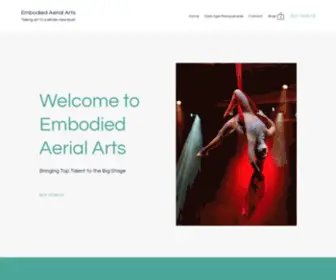 Embodiedaerialarts.com(Embodied Aerial Arts) Screenshot