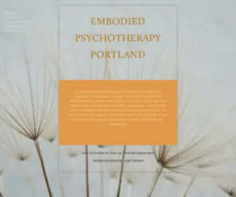 Embodiedpsychotherapypdx.com(EMBODIED PSYCHOTHERAPY PORTLAND) Screenshot