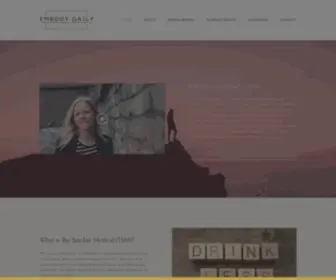 Embodydaily.com(Embody Daily) Screenshot