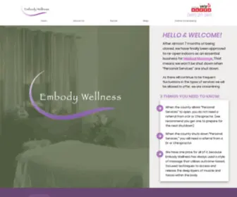 Embodywellnessventura.com(Massage Therapy) Screenshot