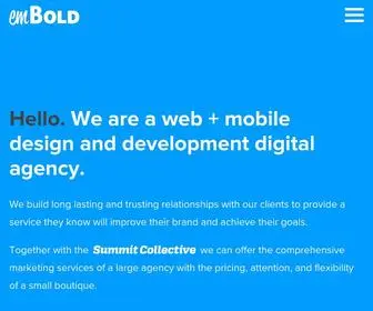 Embold.com(An Akron/Cleveland Northeast Ohio Based Web Design and Development Company) Screenshot