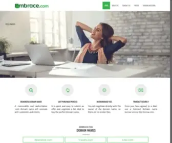 Embrace.com(The .com Domain Name Marketplace) Screenshot