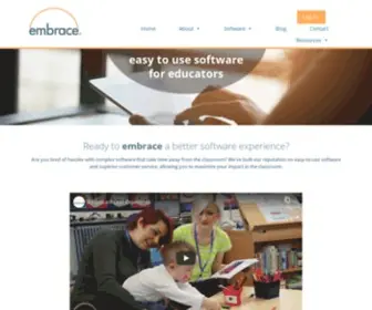 Embraceeducation.com(Web-Based IEP, Medicaid, 504, RTI, and Teacher Eval Software) Screenshot