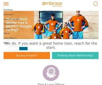 Embracehomeloans.com(Online Home Loans) Screenshot