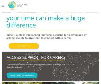 Embracingcarers.com(Embracing CarersTM) Screenshot