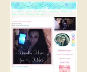 Embracinghome.com(Christian Homemaking & Family Resources) Screenshot