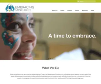 Embracingministries.org(Embracing Ministries) Screenshot