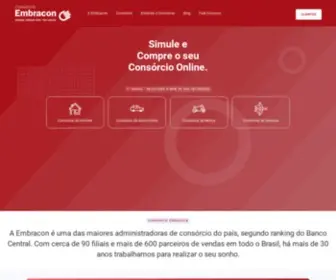 Embracon.com.br(Consórcio) Screenshot